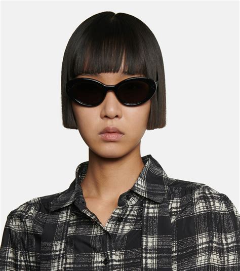 old celine edge sunglasses|Celine oval sunglasses.